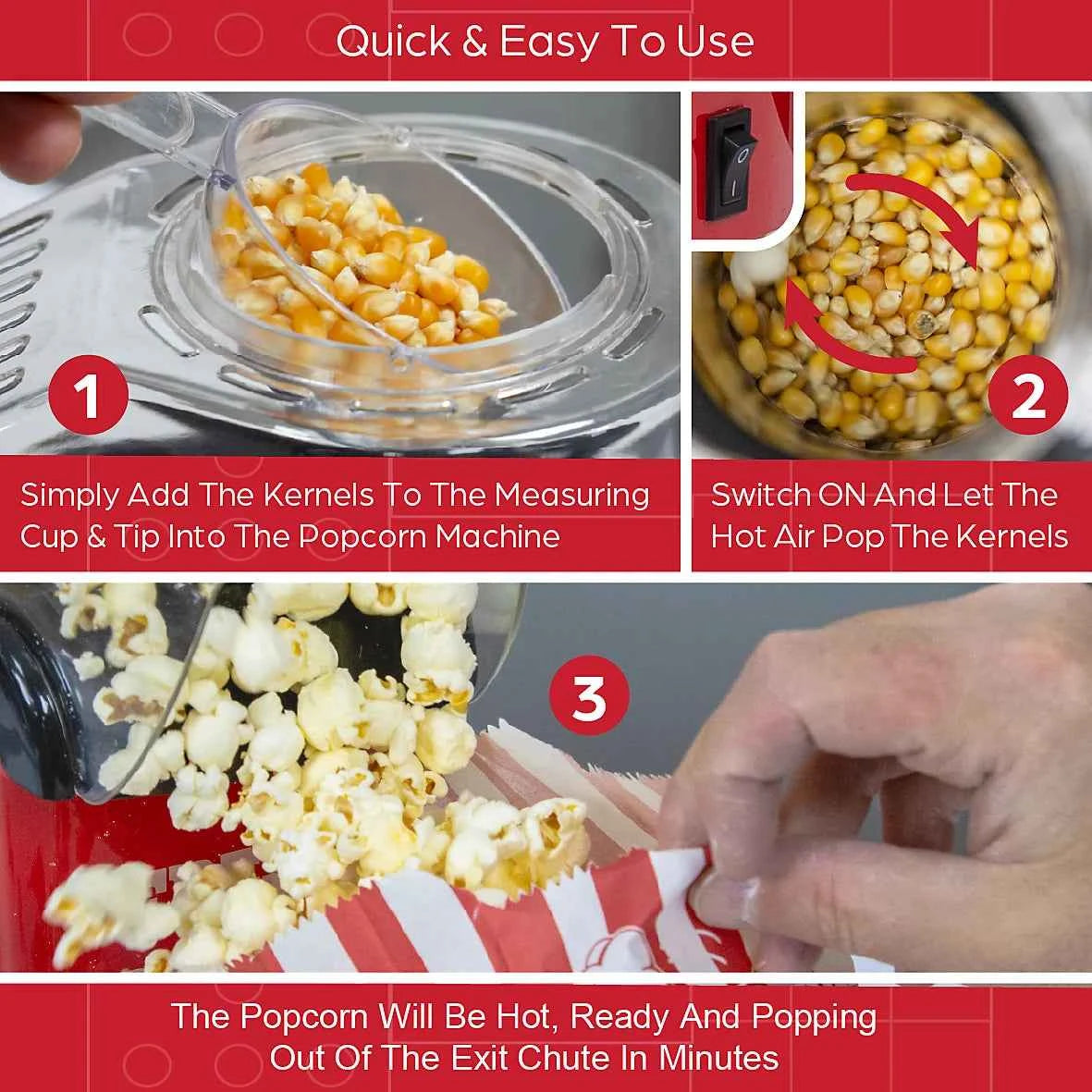 Global Gizmos Party Popcorn Maker