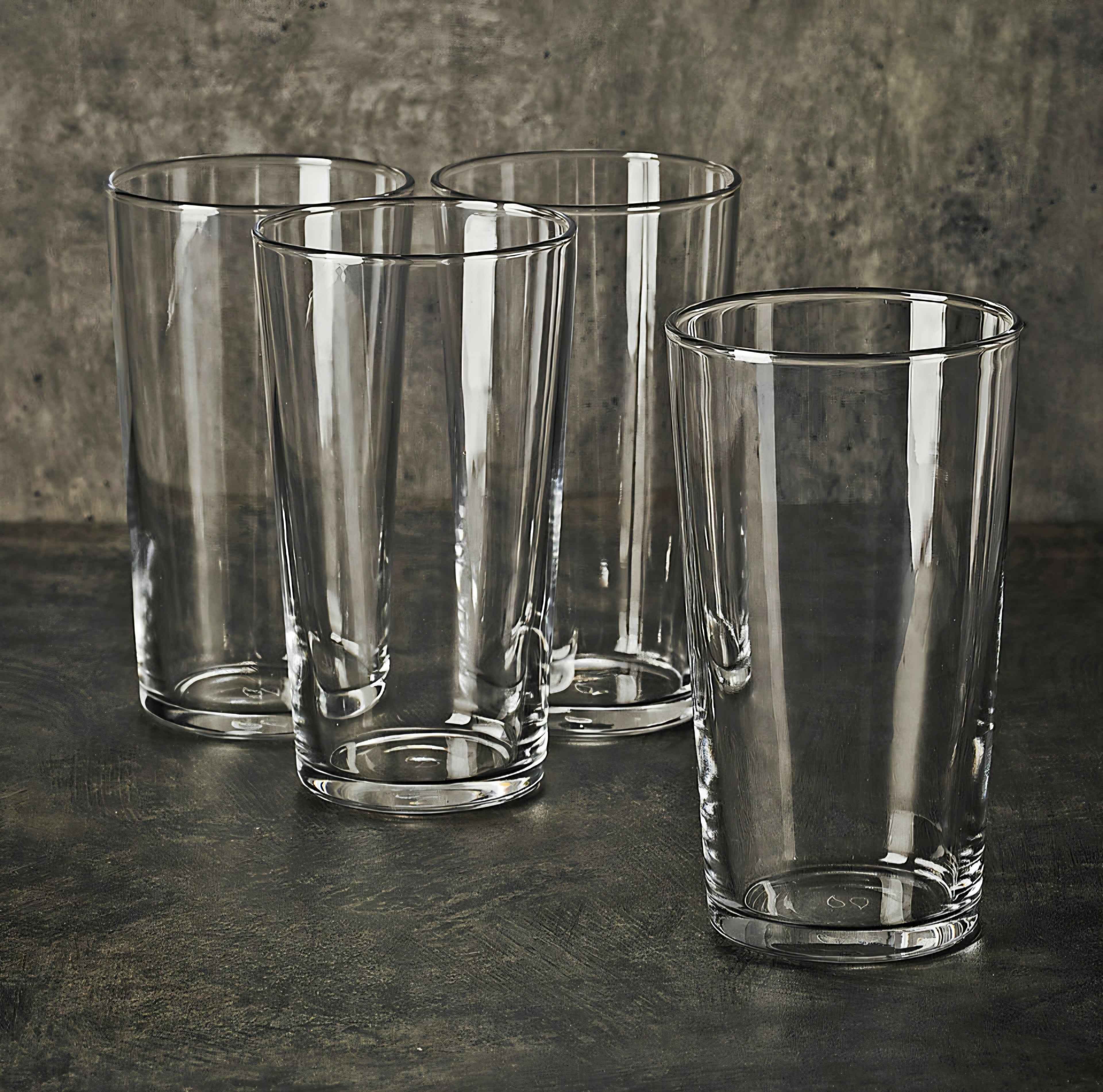 Pasabahce Pack Of 4 Conical Pint Glass