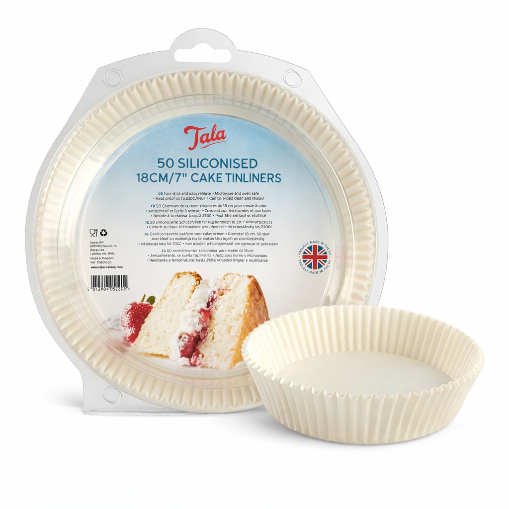 Tala 50 Siliconised Cake Tin Liners