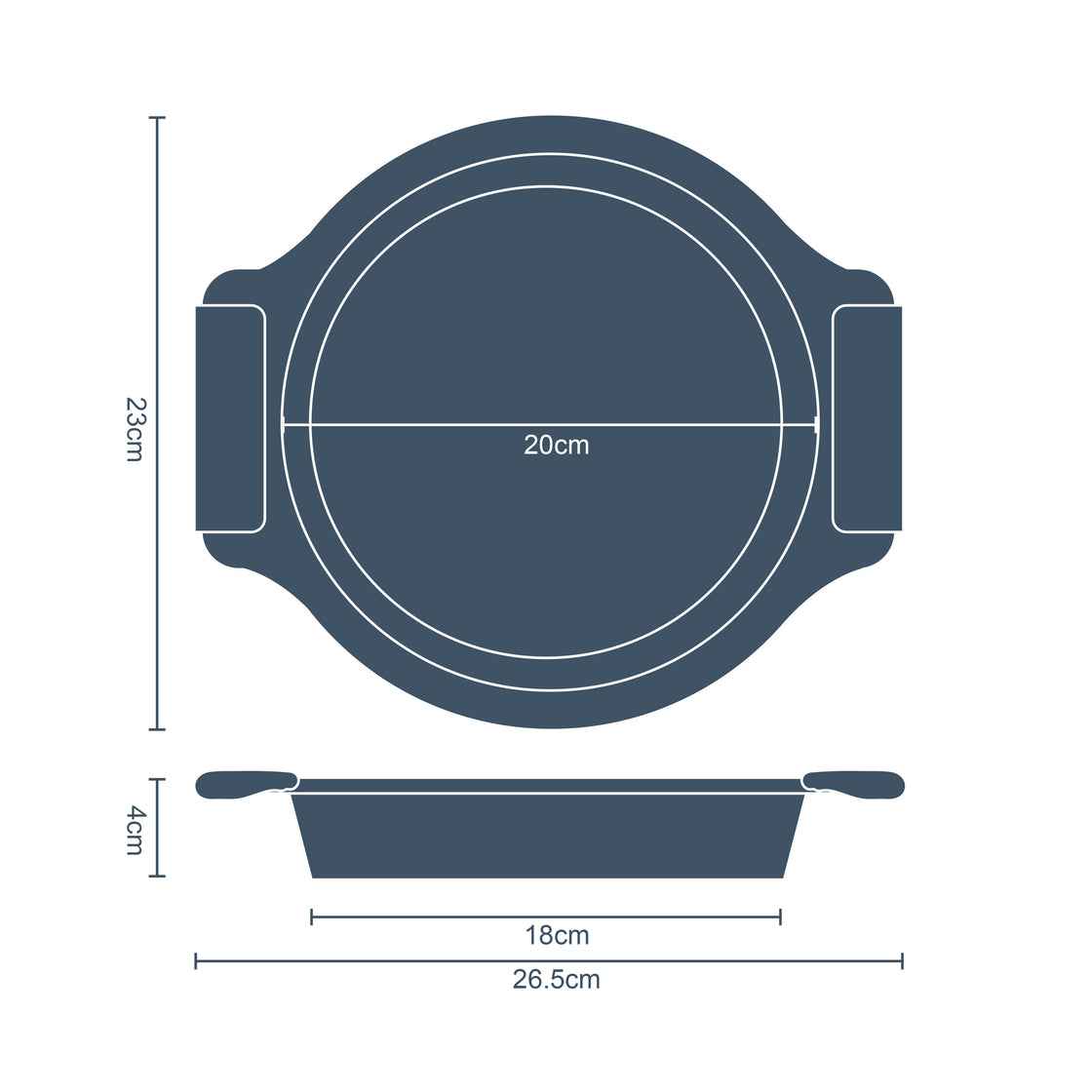 Blackmoor Round Baking Tin