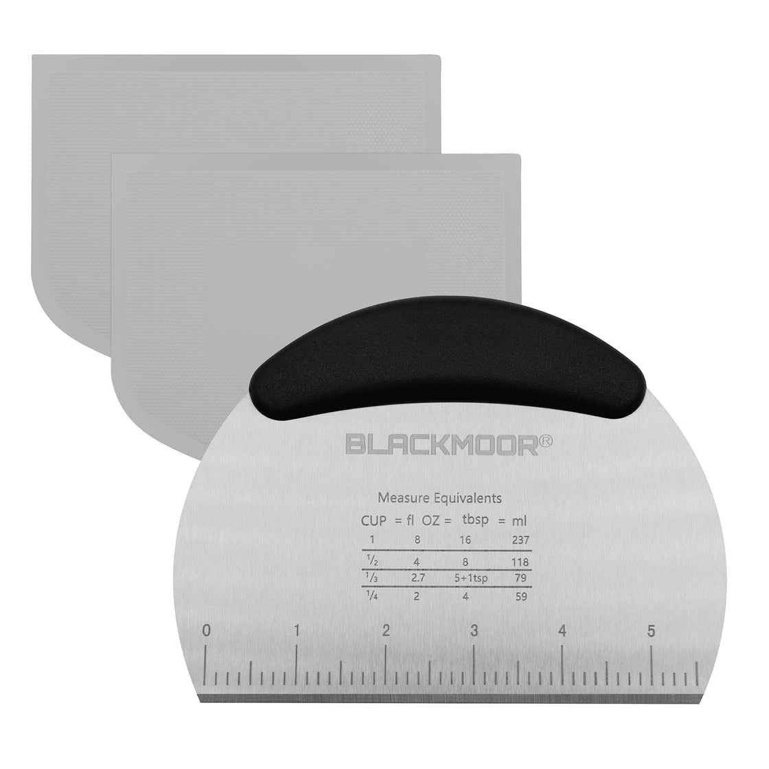 Blackmoor 3 Pack Dough Scrapers