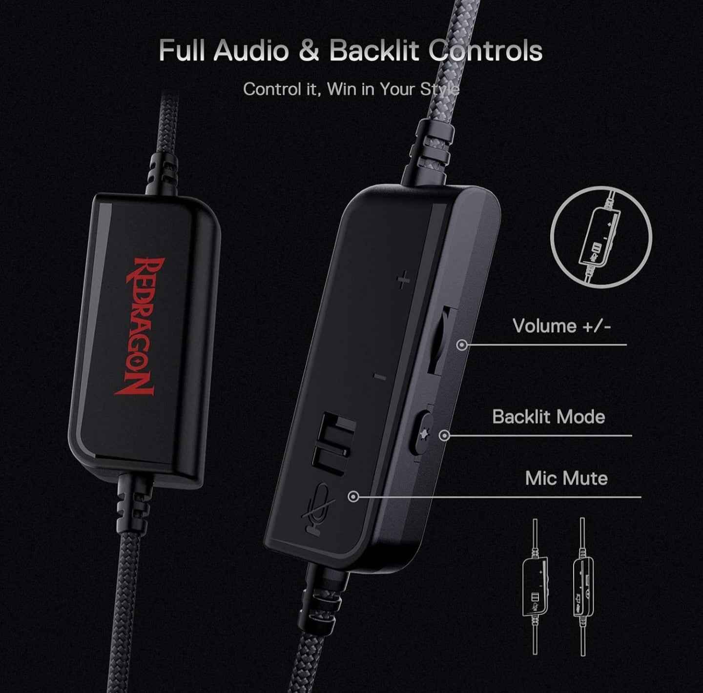 Redragon H350 Wired Gaming Headset