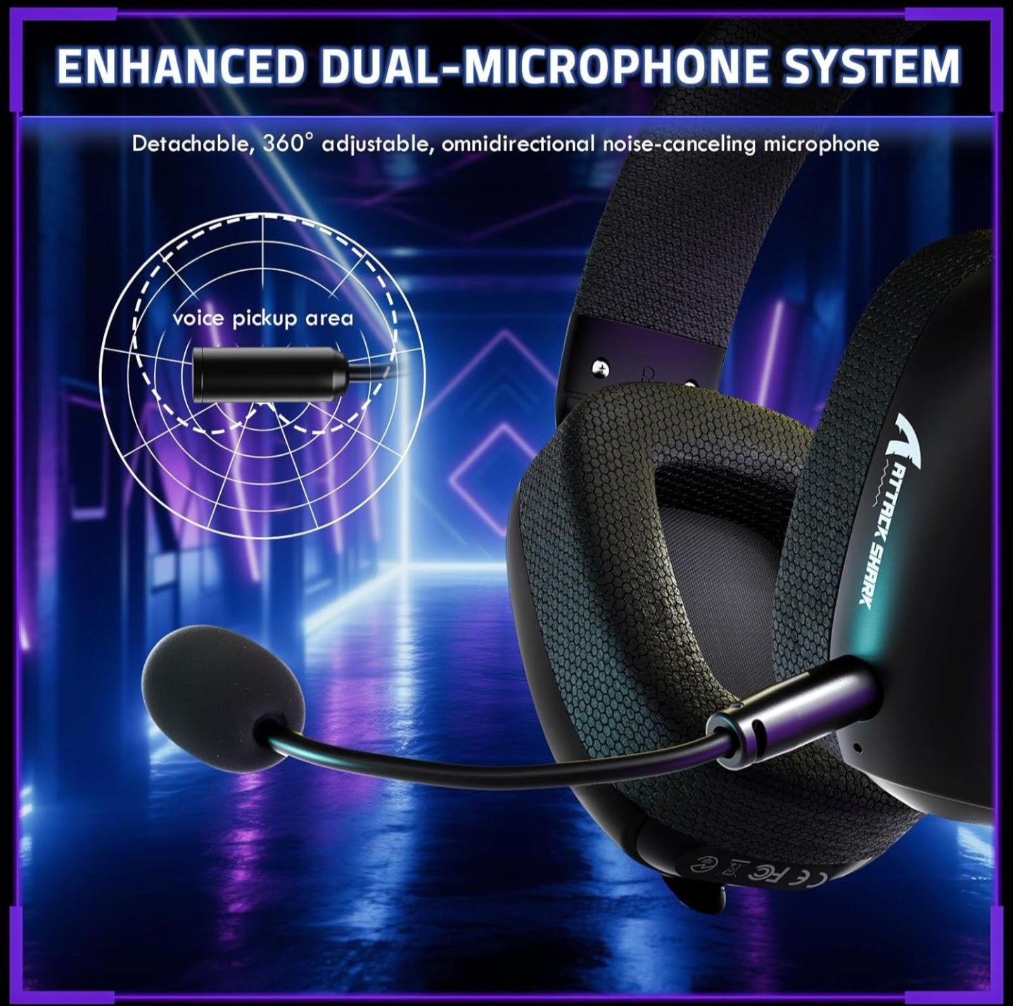 Attack Shark l80PRO Wireless Gaming Headset