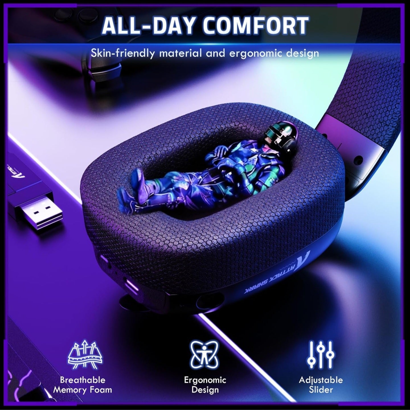 Attack Shark l80PRO Wireless Gaming Headset