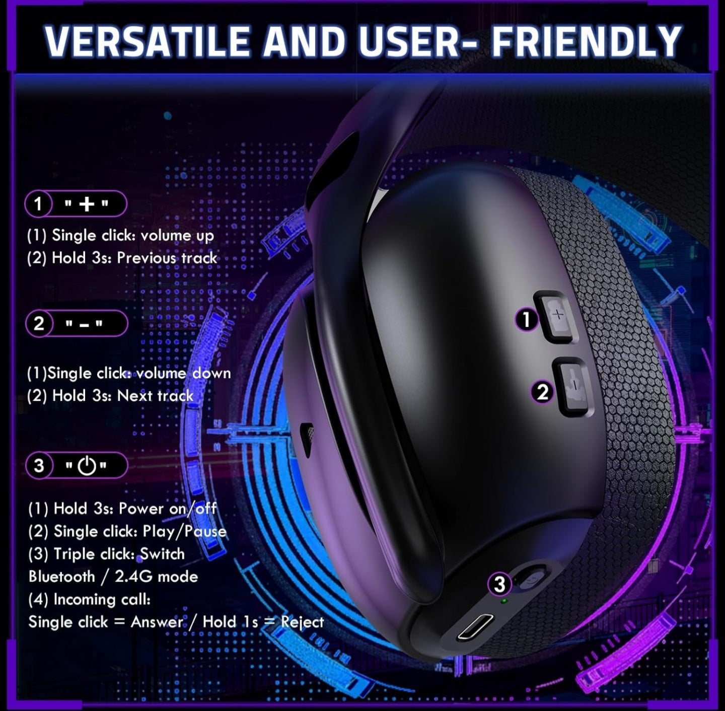 Attack Shark l80PRO Wireless Gaming Headset