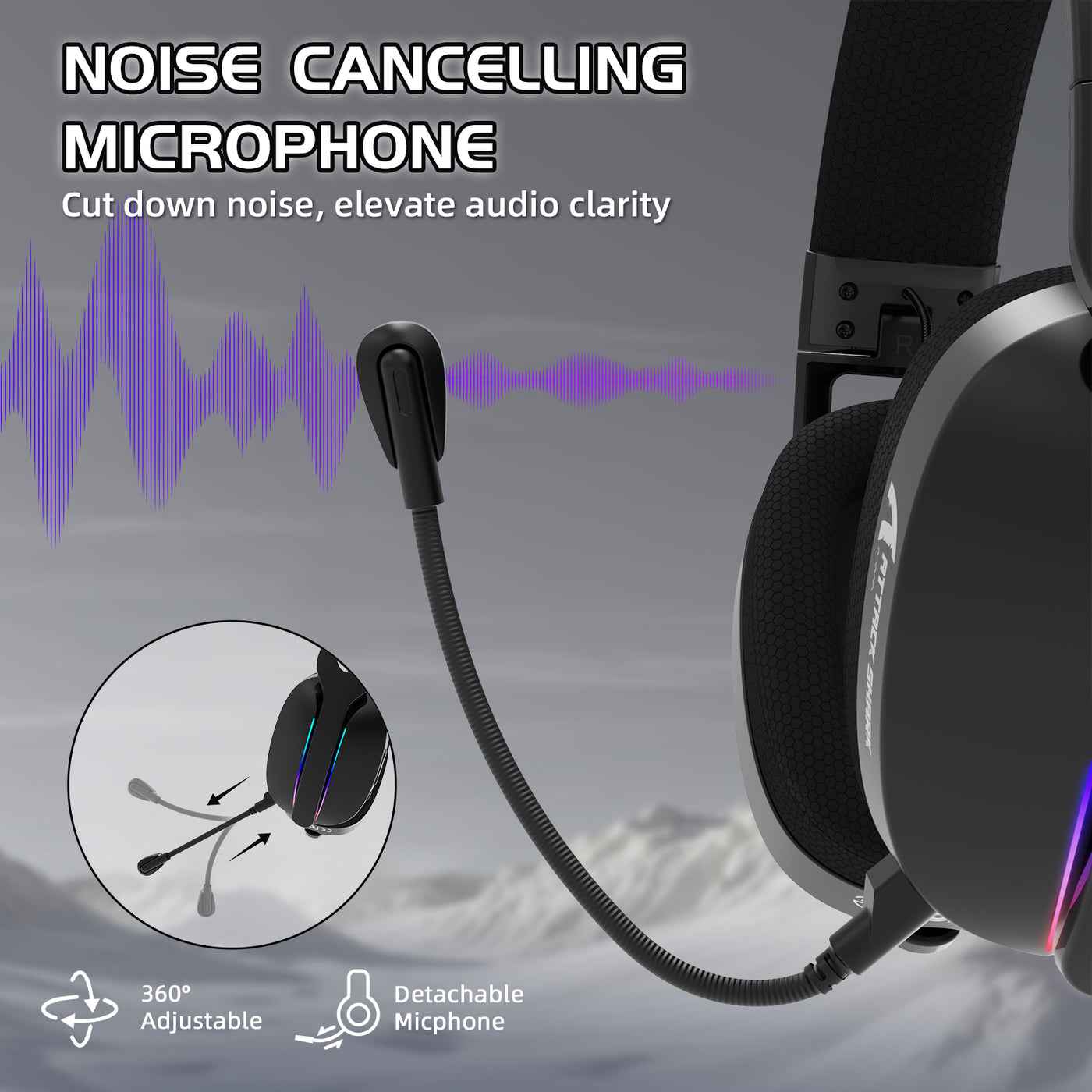 Attack Shark L90 Ultra Lightlight Wireless Gaming Headset