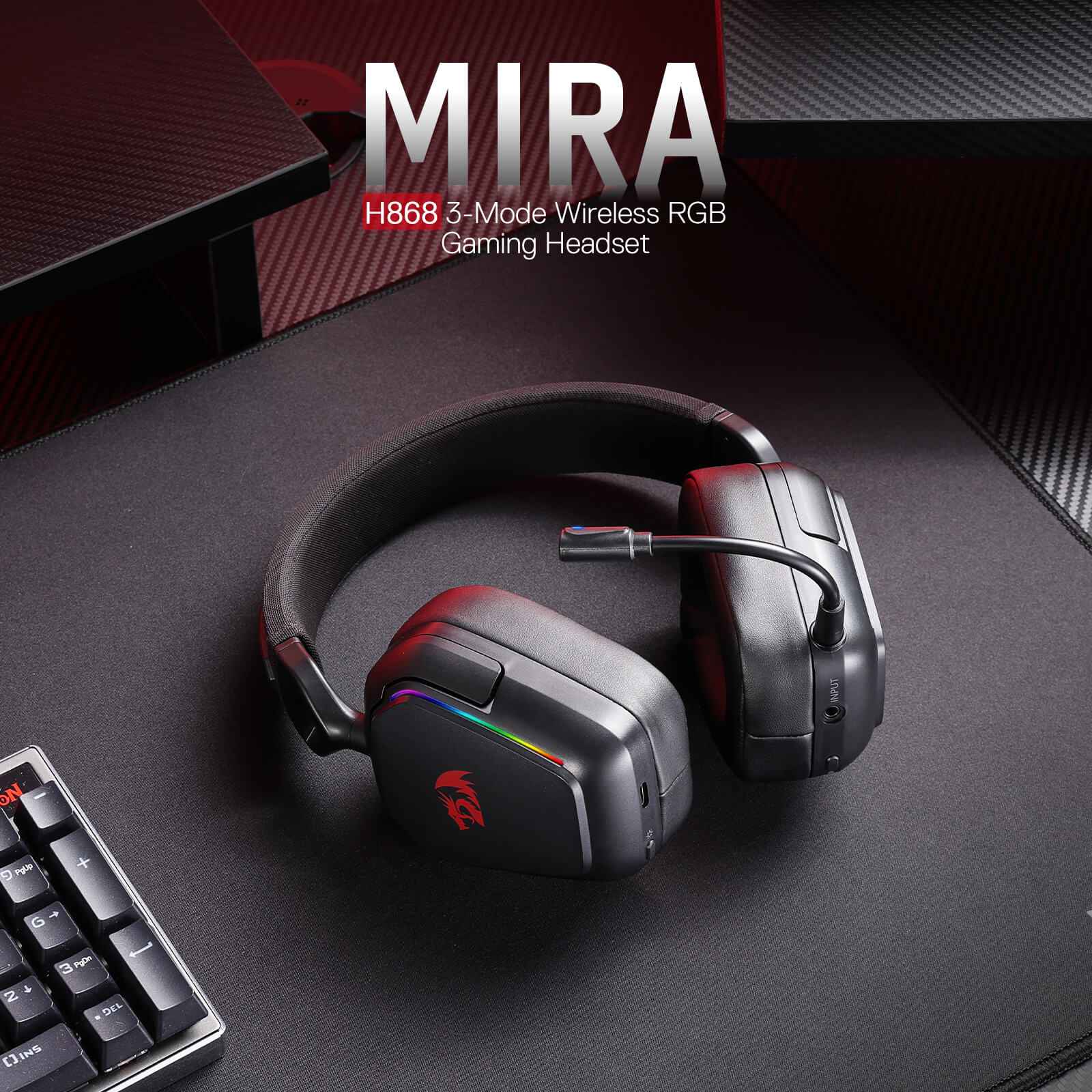 Redragon H868 Wireless RGB Gaming Headset