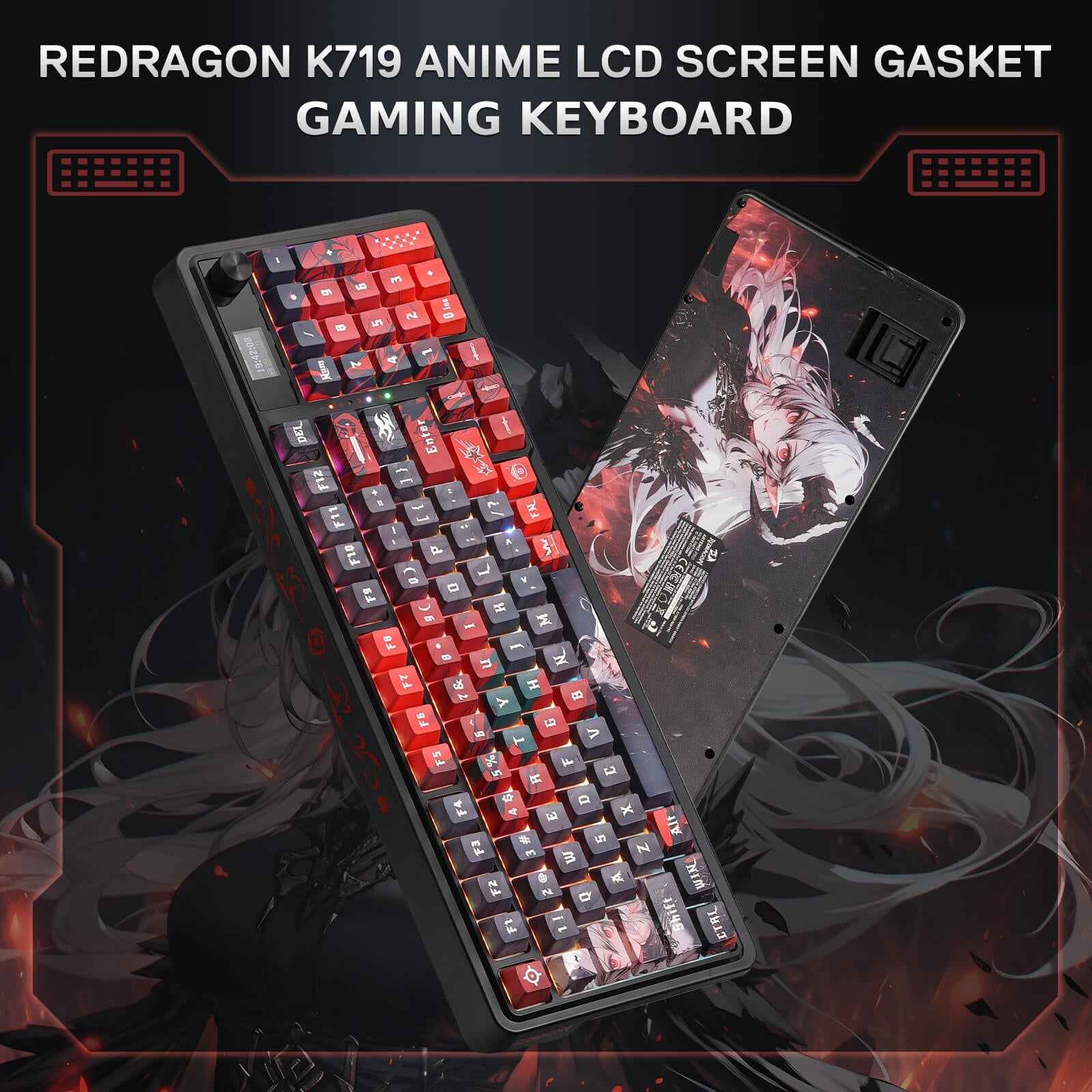 Redragon Artemis K719 Pro Anime Keyboard