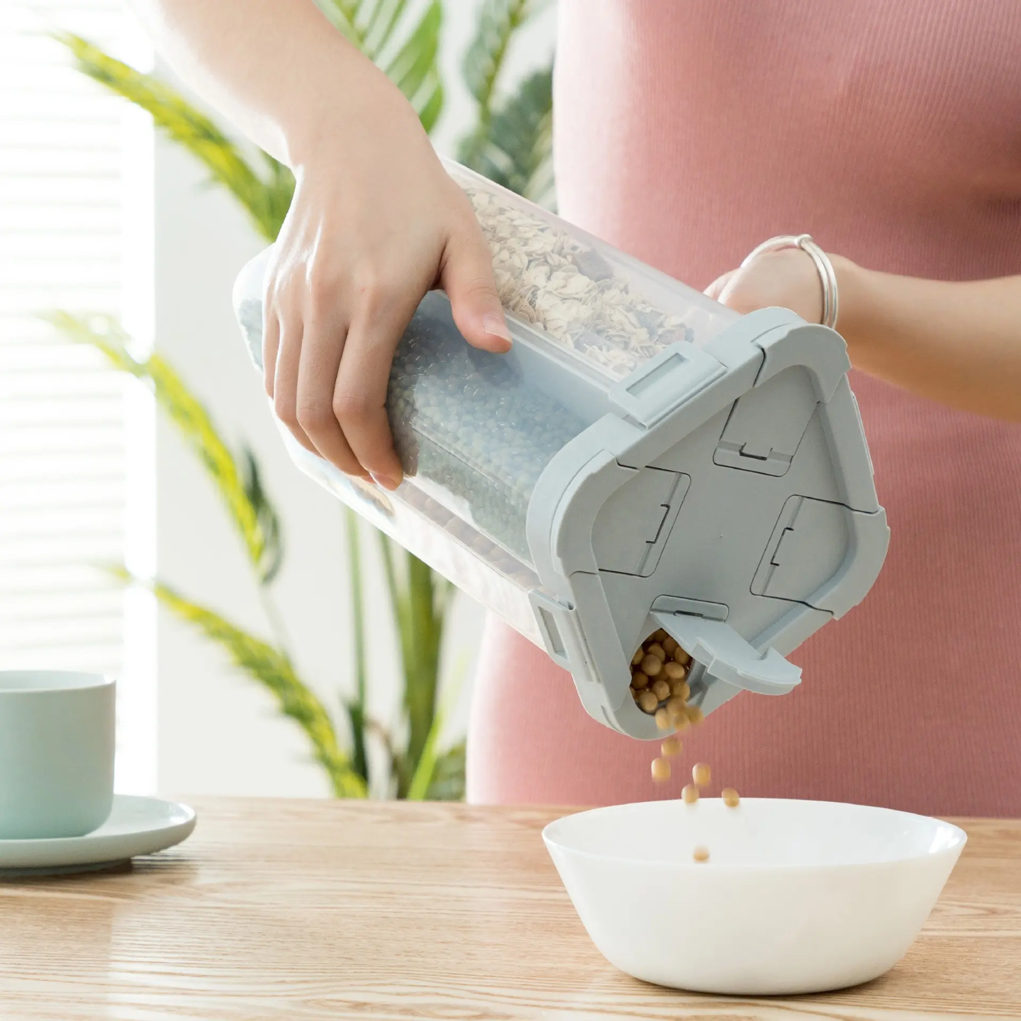 4-Compartment Airtight Food Storage Container