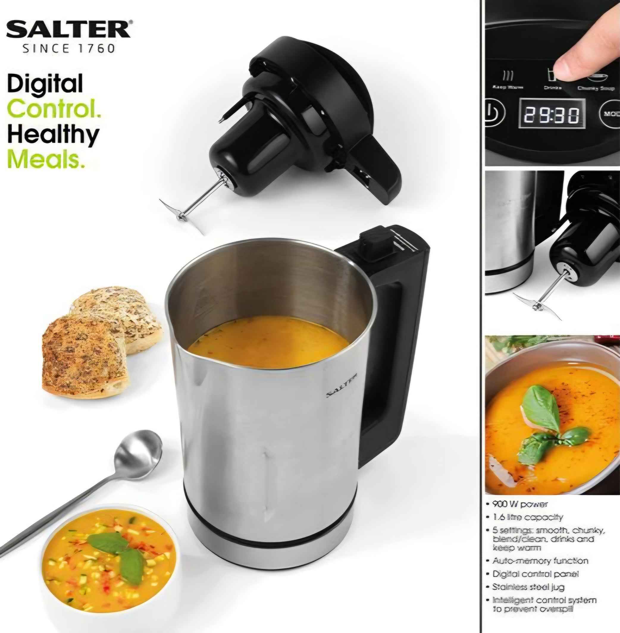 Salter Digital Soup And Smoothie Maker