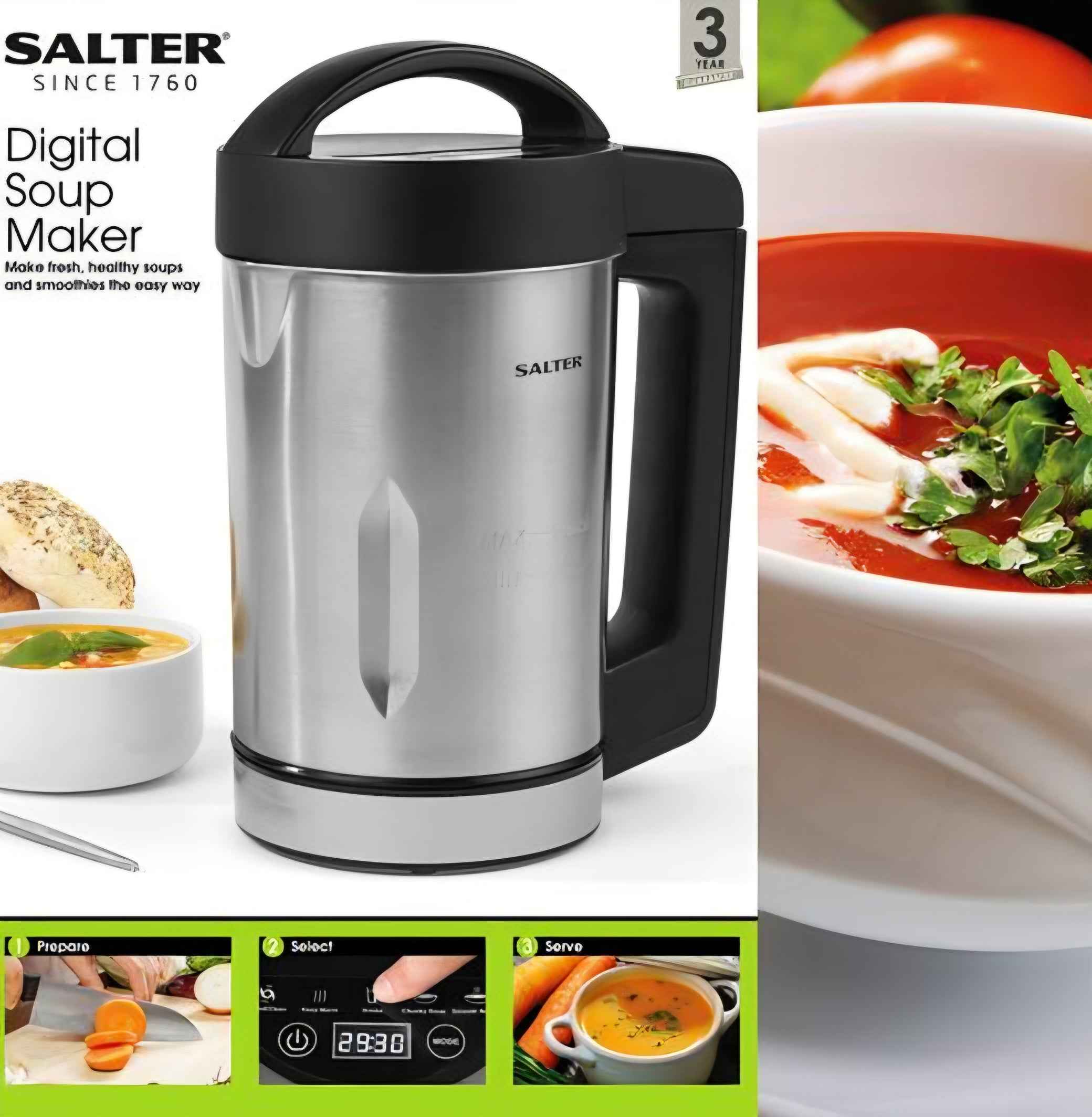 Salter Digital Soup And Smoothie Maker