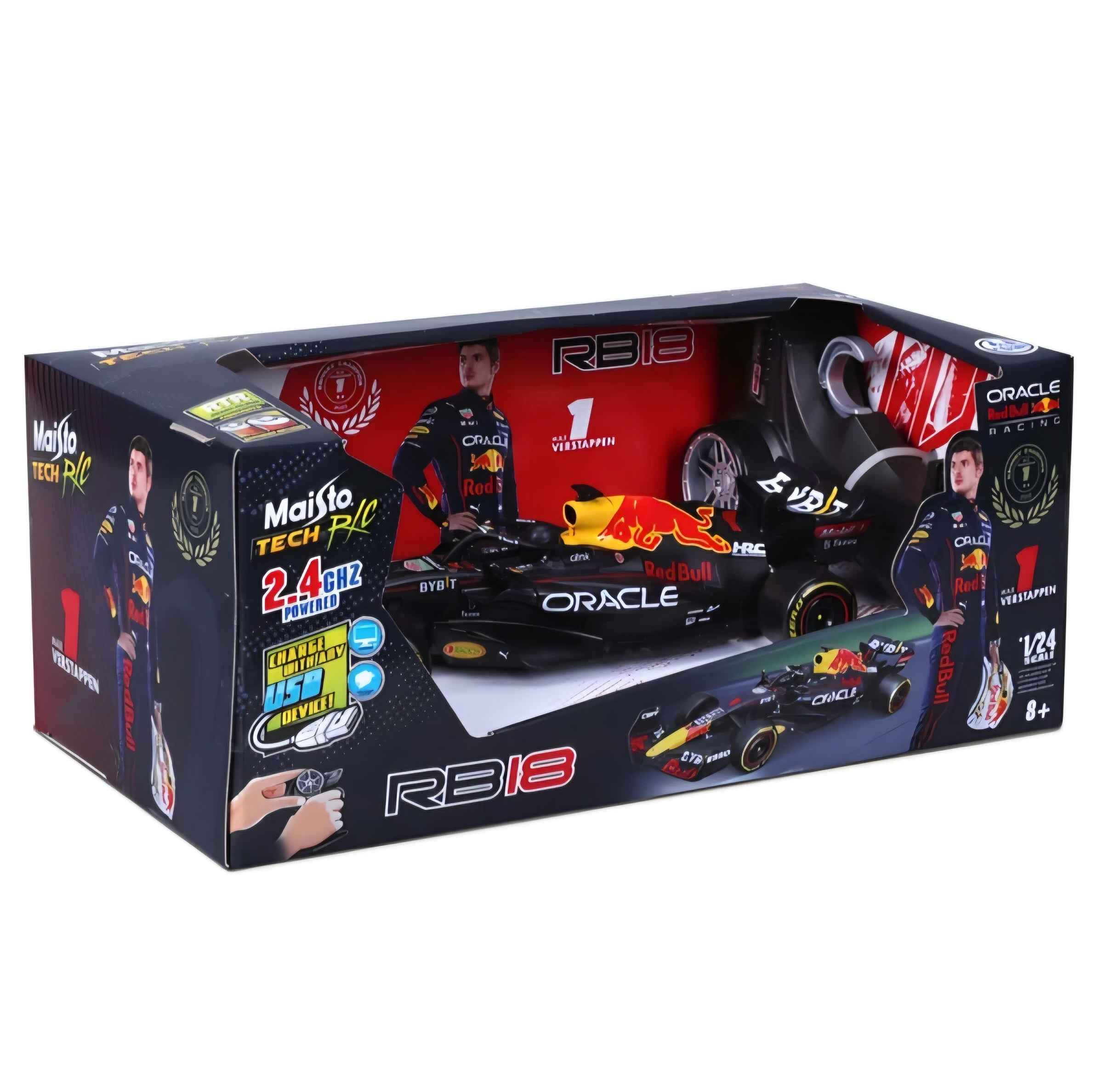 Maisto F1 Red Bull RB19 Max Verstappen 1/24 Scale Remote Control Car