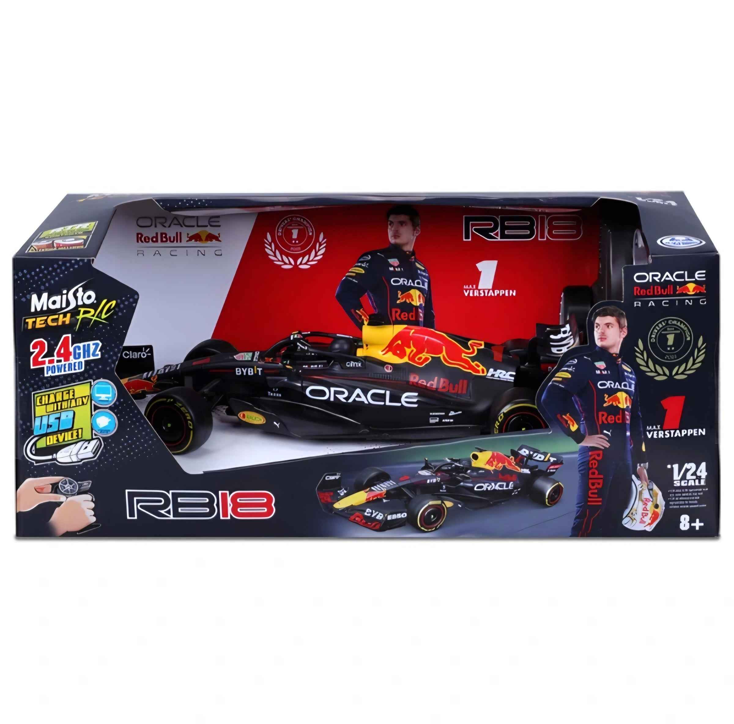 Maisto F1 Red Bull RB19 Max Verstappen 1/24 Scale Remote Control Car