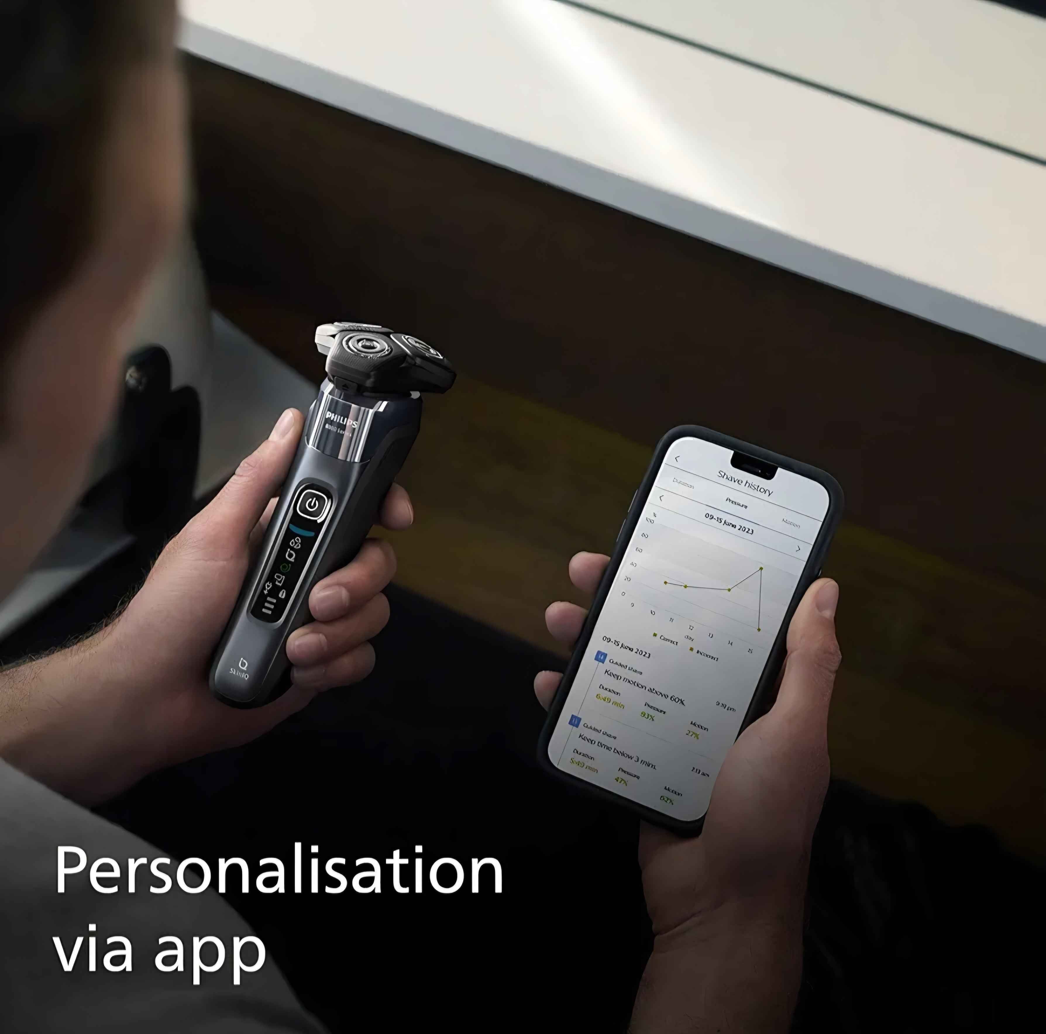 Philips Shaver Series 8000 Wet And Dry Shaaver With SkinIQ Technology