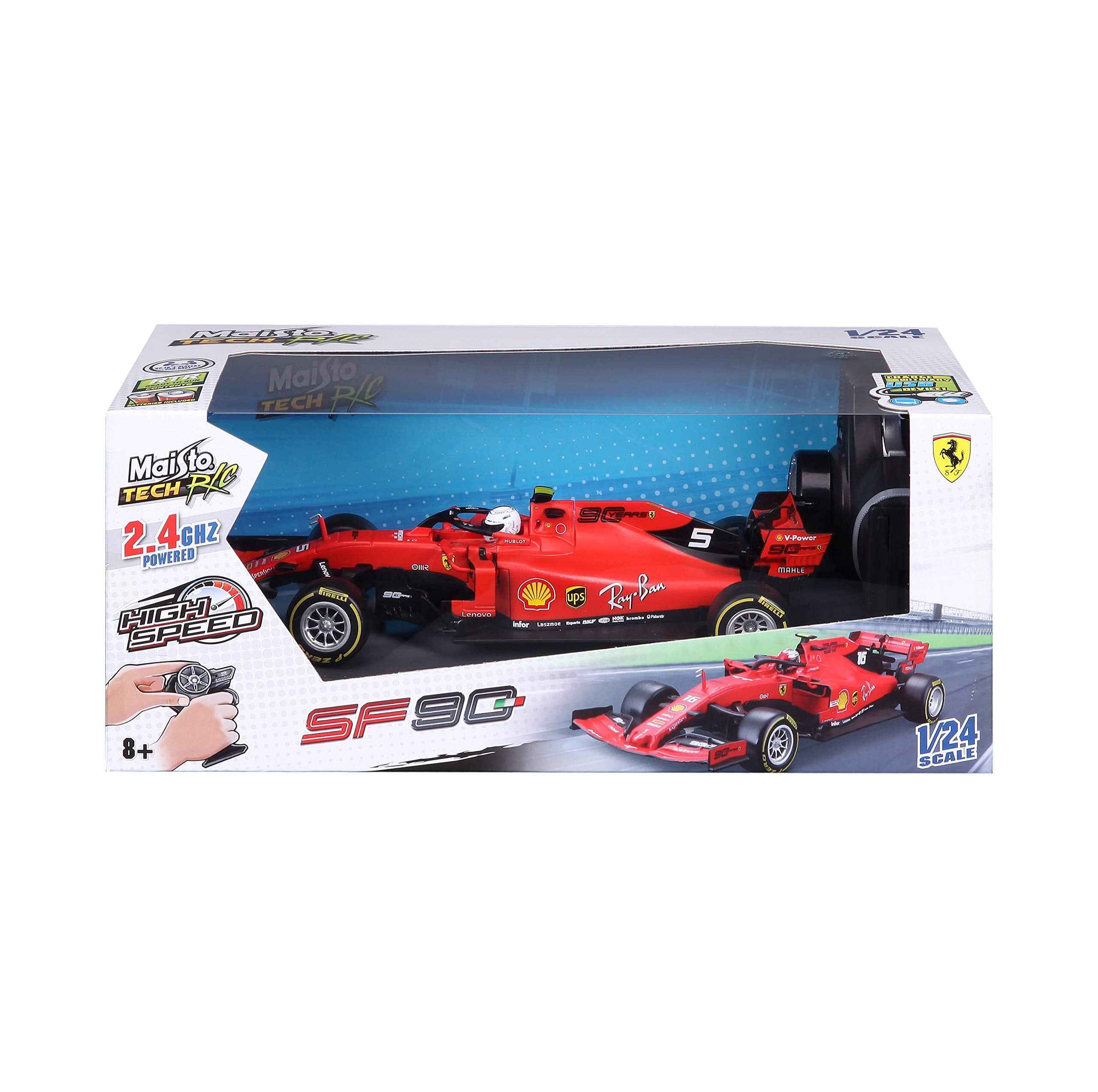 Maisto F1 Ferrari SF90 Charles Leclerc 1/24 Scale Remote Control Car