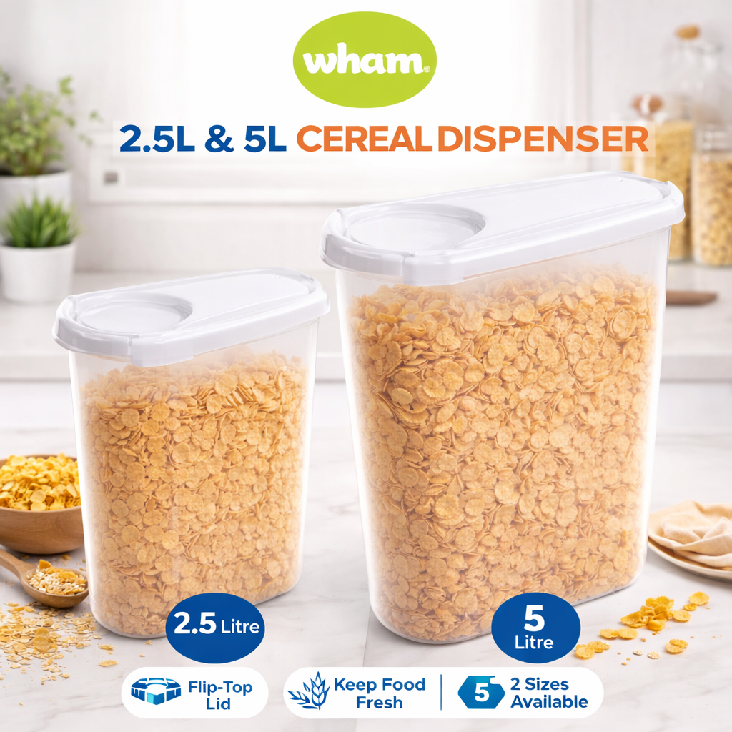 Wham Cuisine Cereal Dispenser With Lid