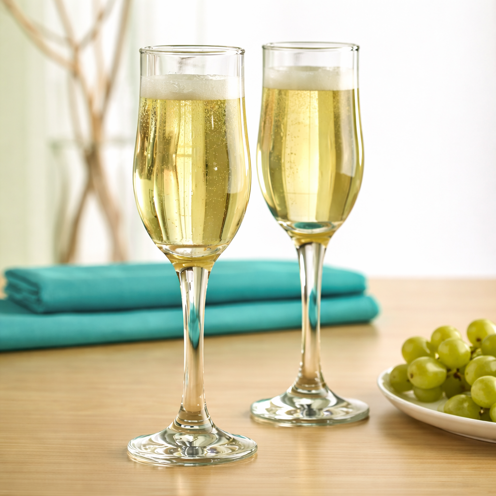 Rayware Set of 4 Tulip Champagne Flutes