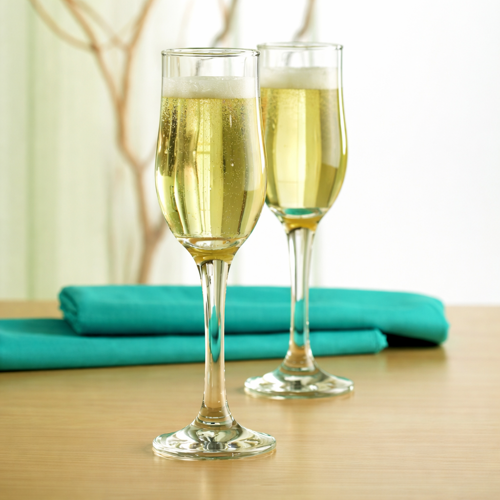 Rayware Set of 4 Tulip Champagne Flutes