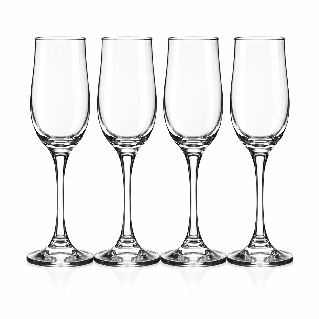Rayware Set of 4 Tulip Champagne Flutes