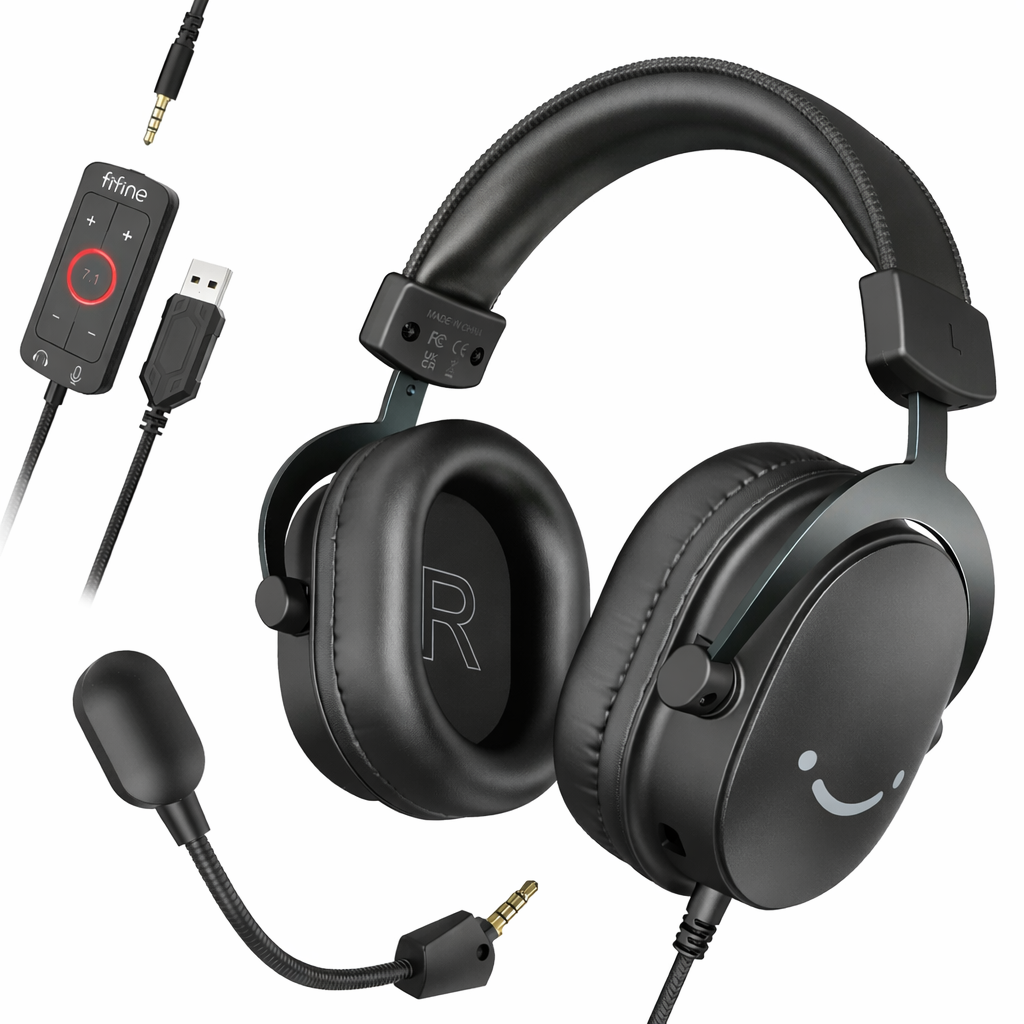Fifine H9 Wired Gaming Headset