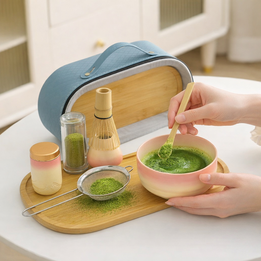 Matcha Tea Set with Carrying Case