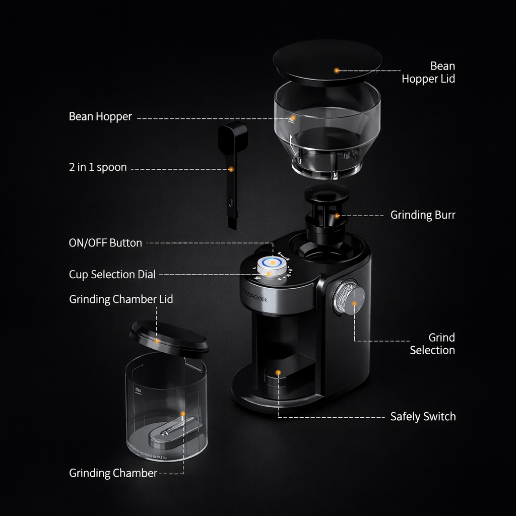 Shardor Burr Coffee Grinder