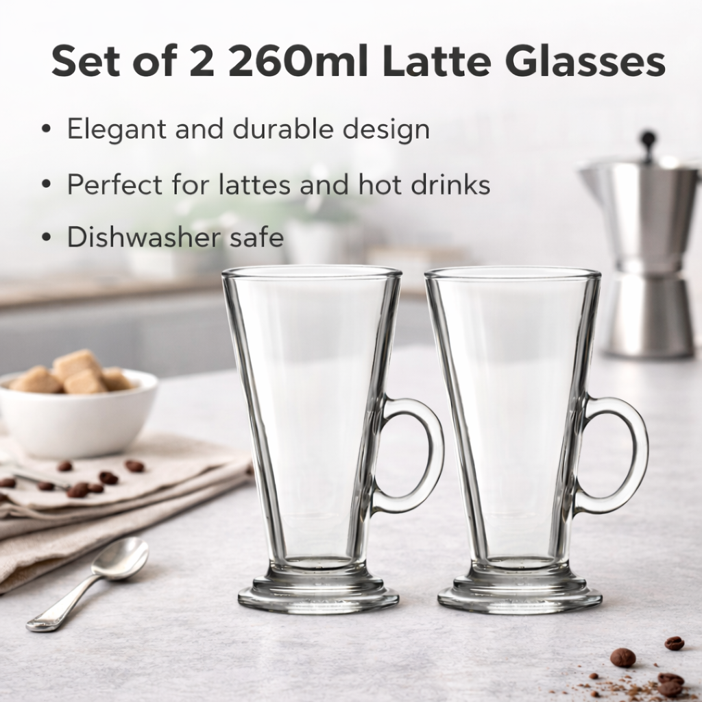 Ravenhead Set Of 2 Latte Glasses