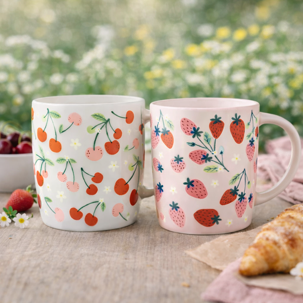 Price & Kensington Fruit Print Mug