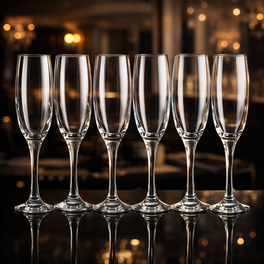 Ravenhead Sleeve Of 6 Flute Glasses