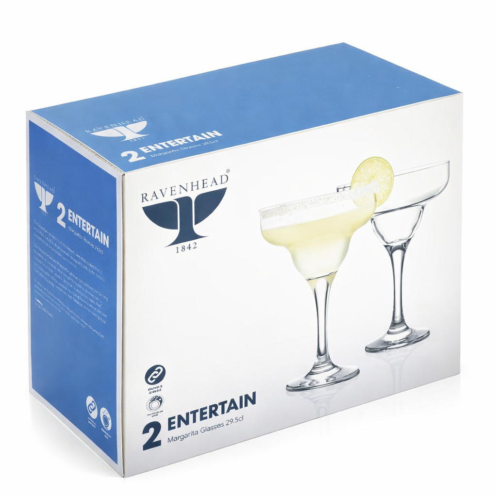 Ravenhead Set of 2 Margarita Glasses