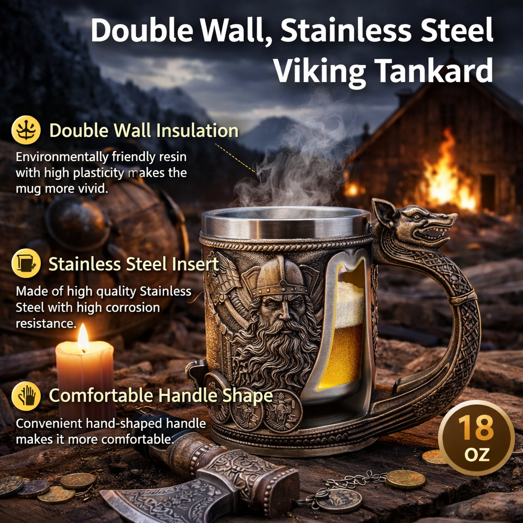 Medieval Viking Mug Tankard