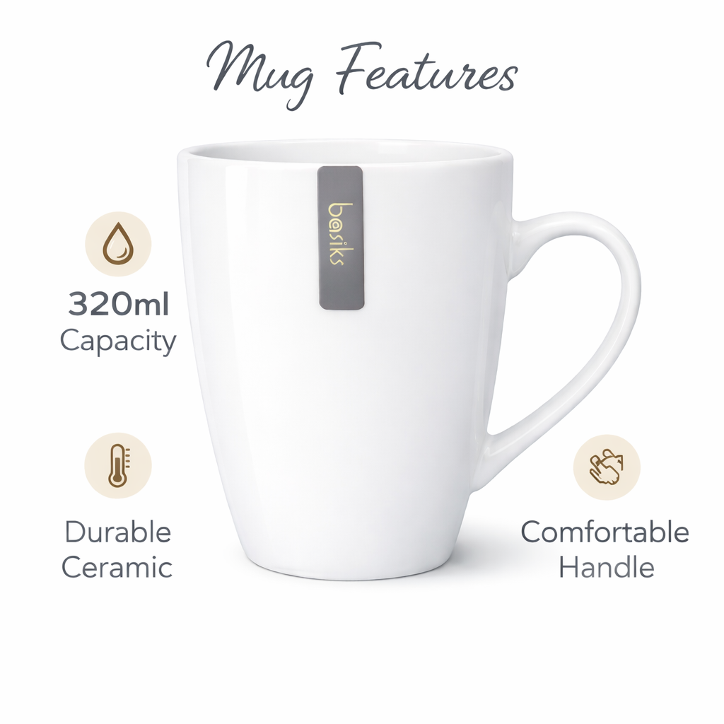 Basiks Porcelain Essential Mug