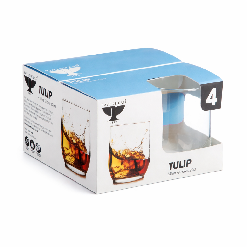 Ravenhead Set of 4 Tulip Mixer Glasses
