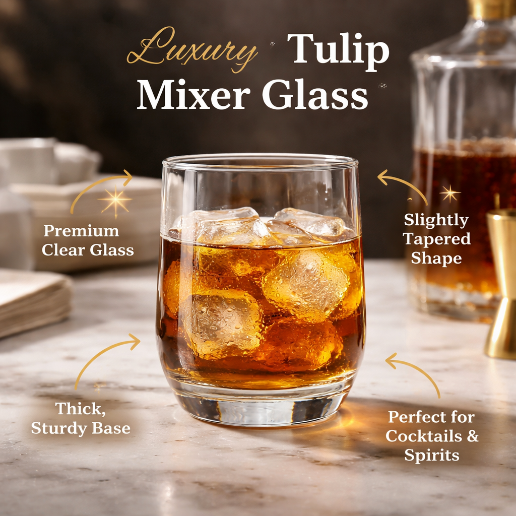 Ravenhead Set of 4 Tulip Mixer Glasses