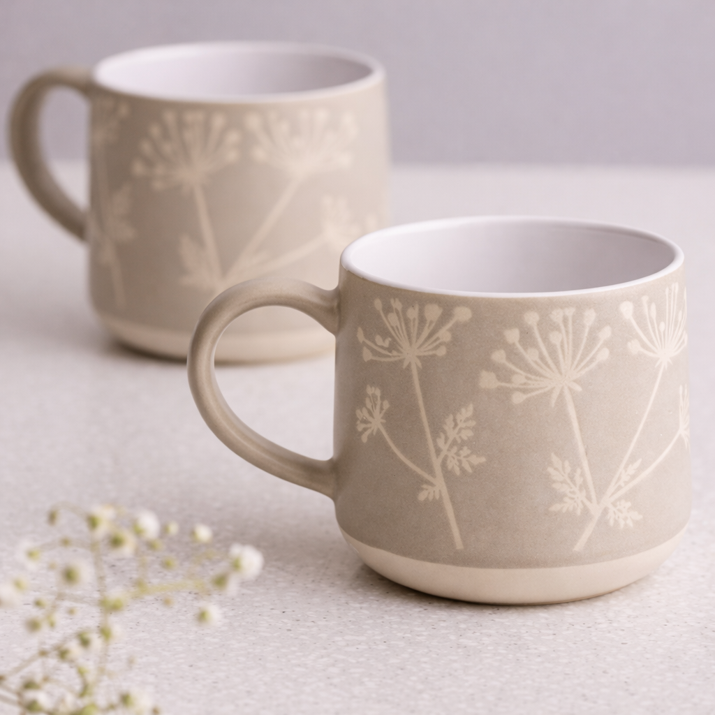 Mason Cash Botanical Leaf Mug