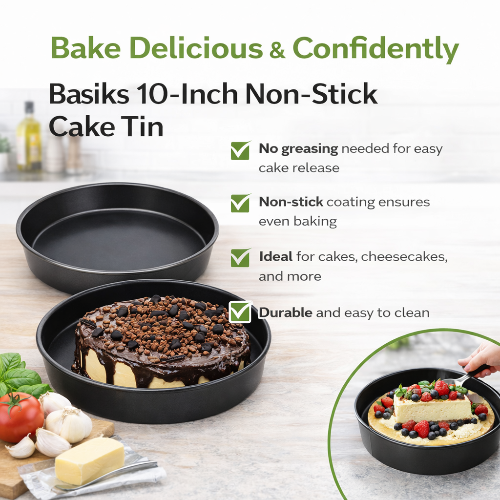 Basiks Non Stick Round Cake Tin
