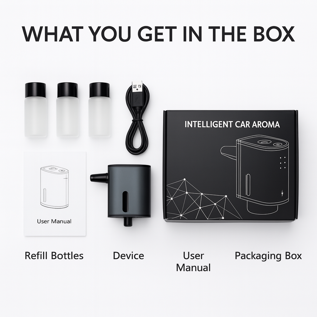 AeroScent Smart AI Car Diffuser
