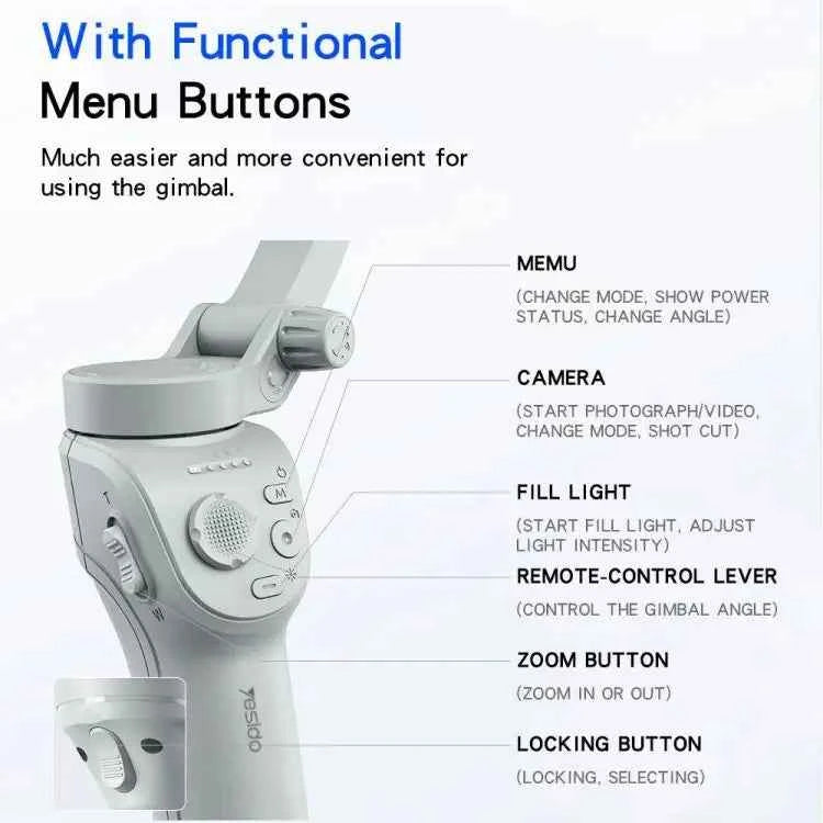 Yesido Gimbal Stabilizer - Amoxdigi