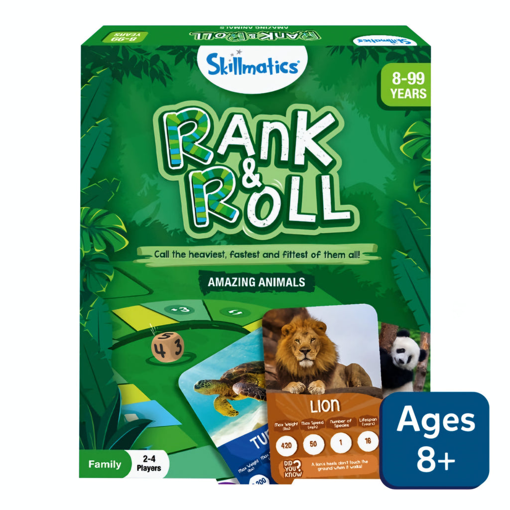 Skillmatics Rank and Roll Board Game