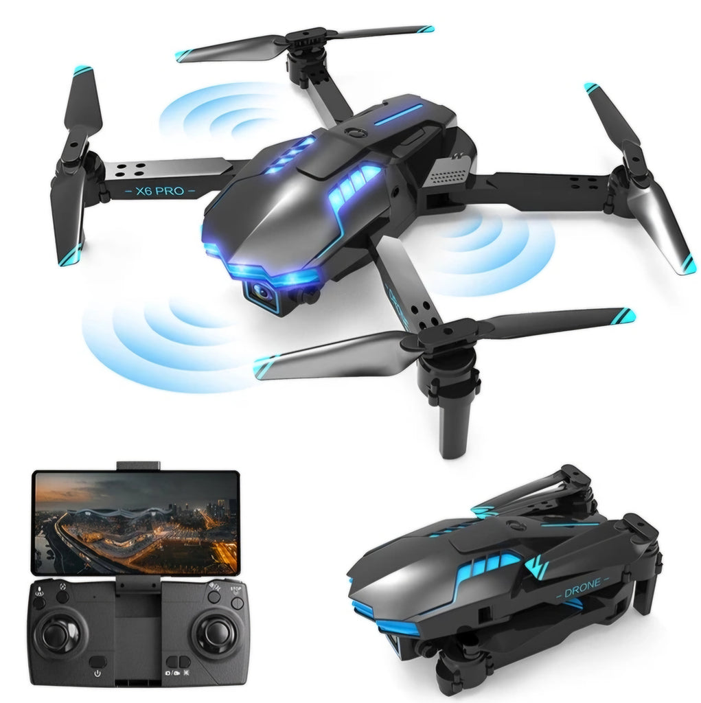 X6 Drone Quadcopter 4K Dual Camera Positioning Drone