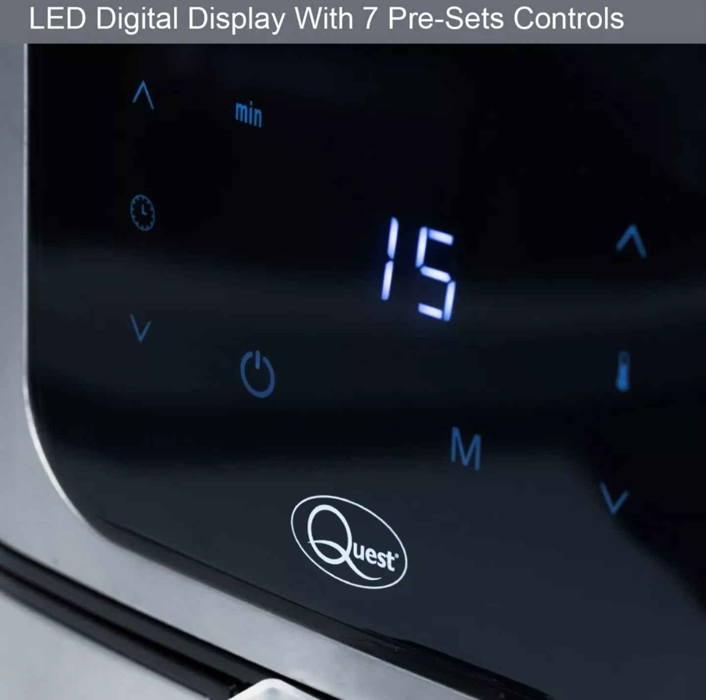 Quest 5.5L Digital Stainless Steel Air Fryer
