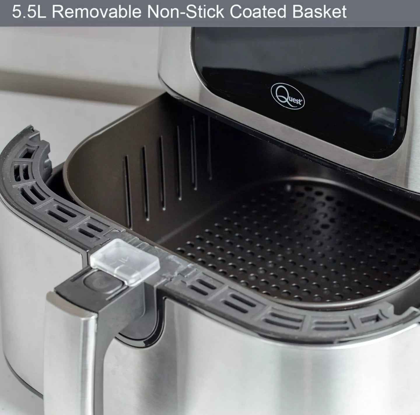 Quest 5.5L Digital Stainless Steel Air Fryer