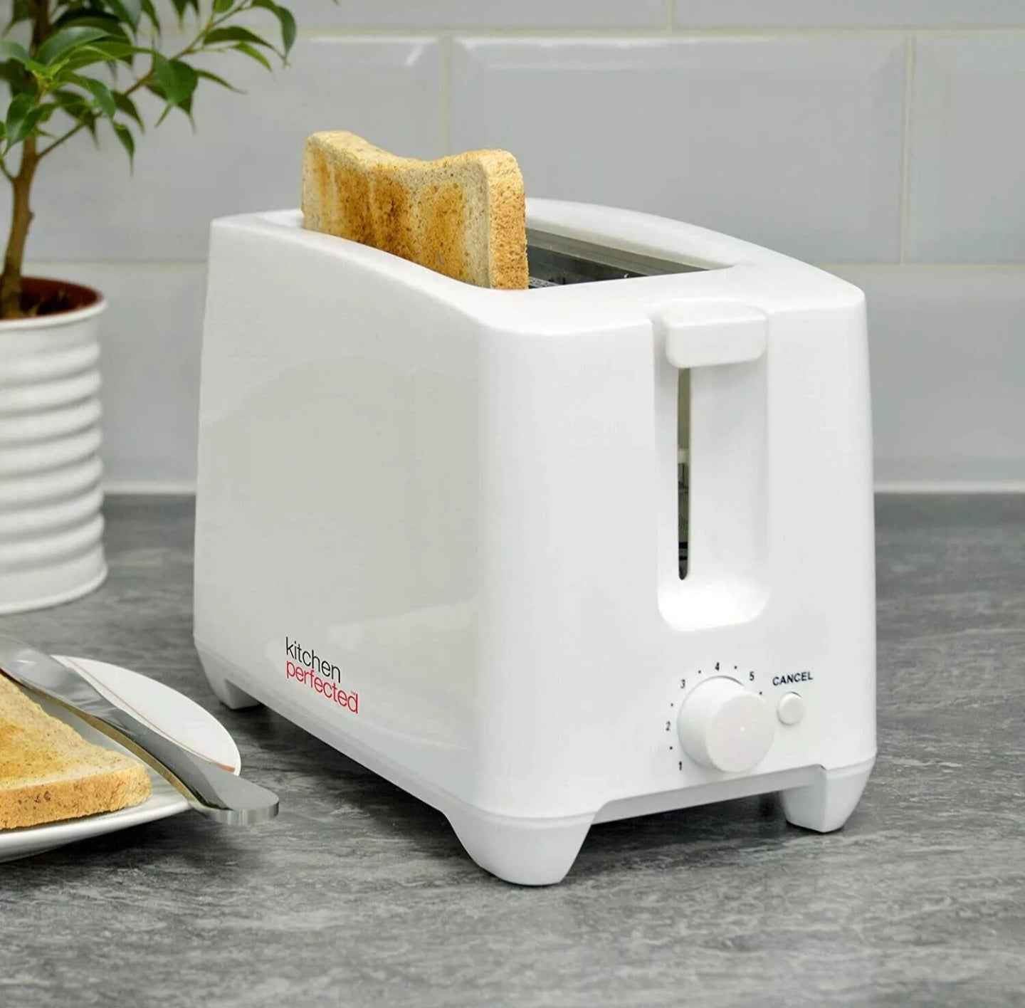 KitchenPerfected 2 Slice Extra Wide Slot Toaster