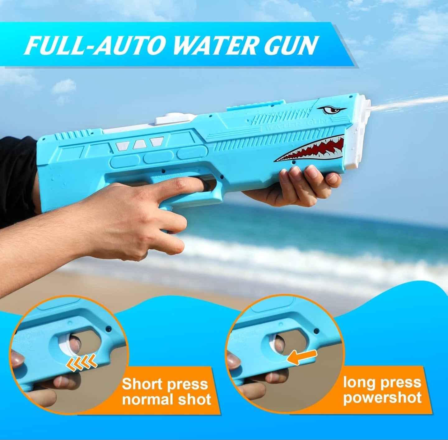 Sharks Electric Water Gun Blaster