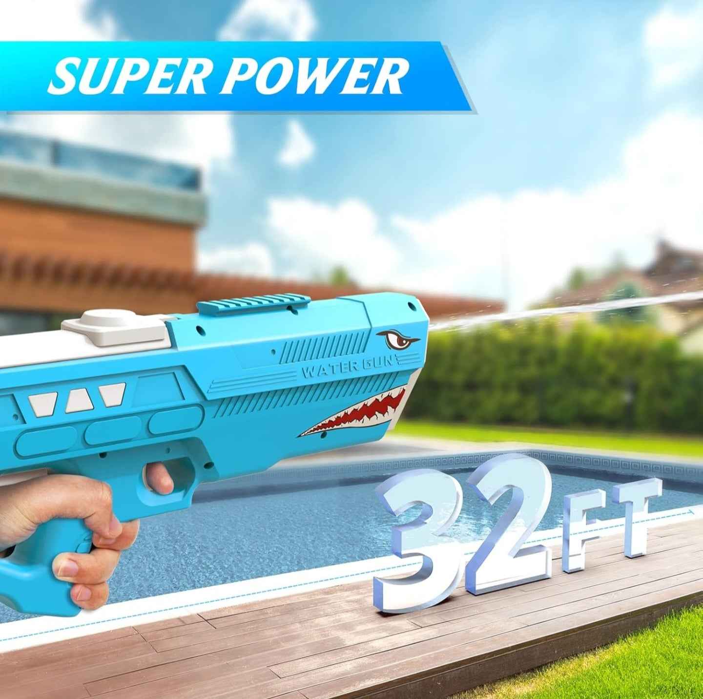 Sharks Electric Water Gun Blaster
