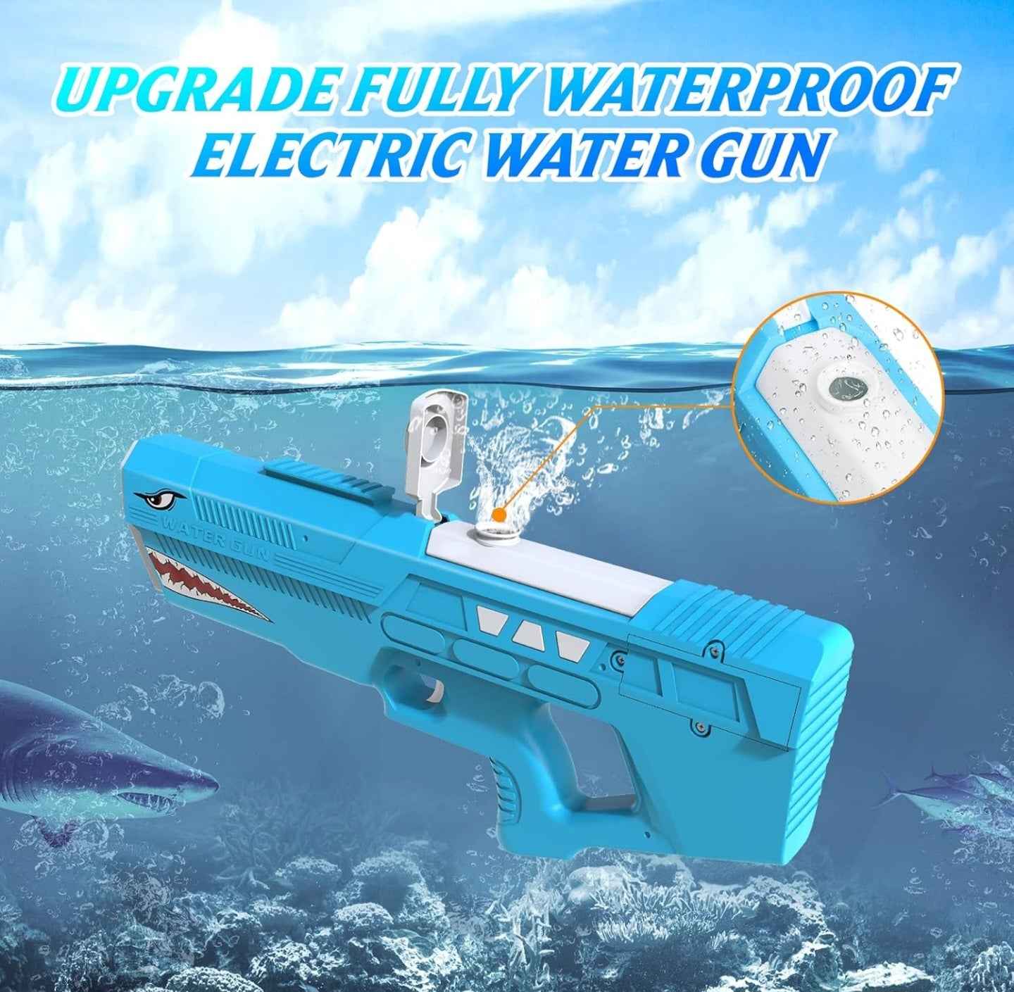 Sharks Electric Water Gun Blaster