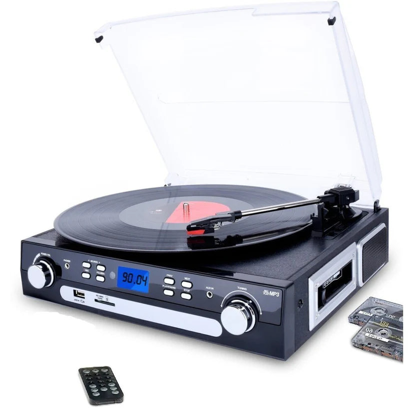 Digitnow! Vinyl Record & Cassette Player