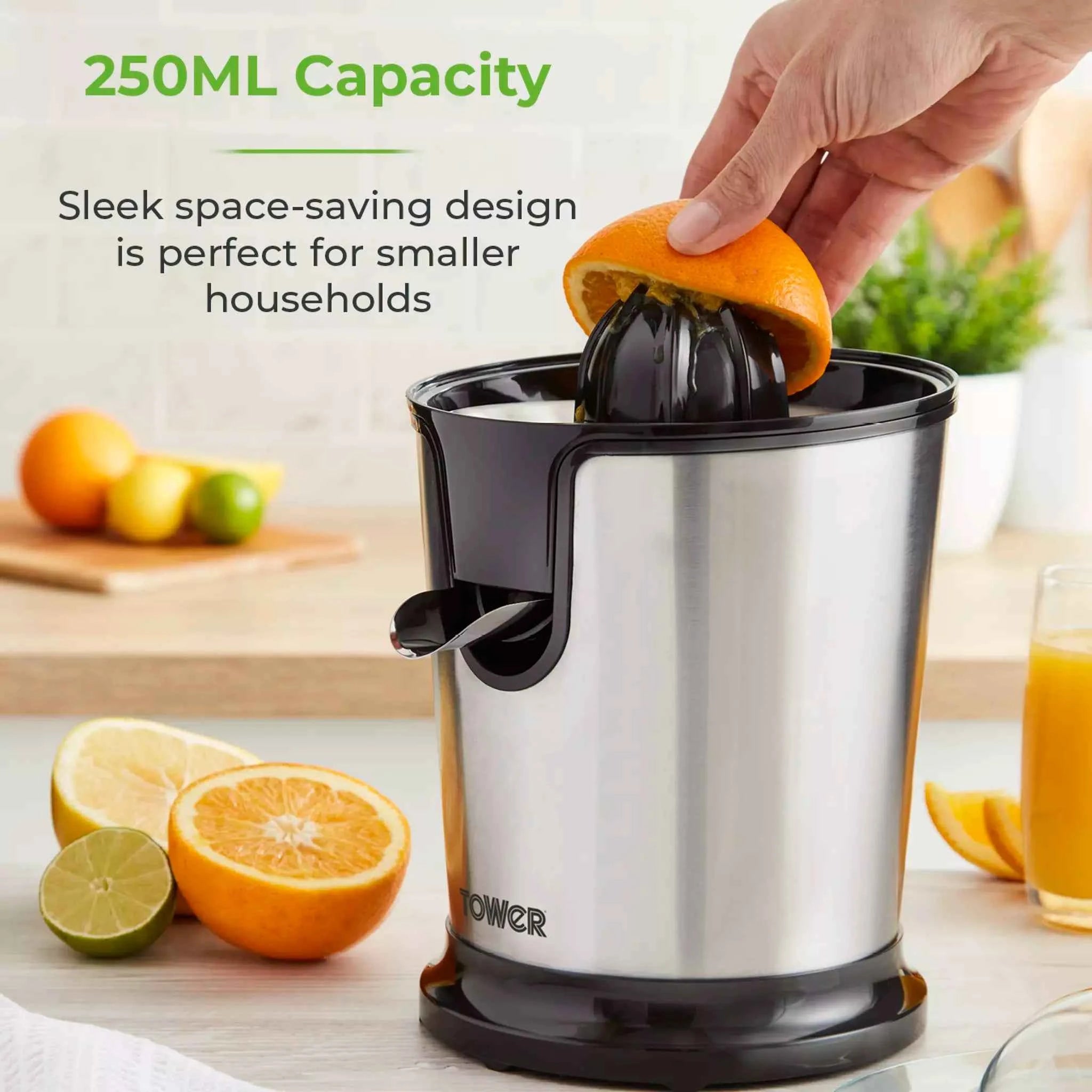 Tower Citrus Freeflow Press Juicer