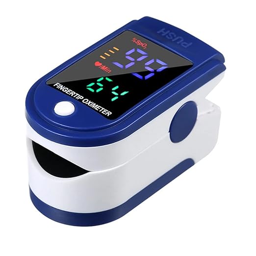 Fingertip Pulse Oximeter, Saturation Monitor with LED Display