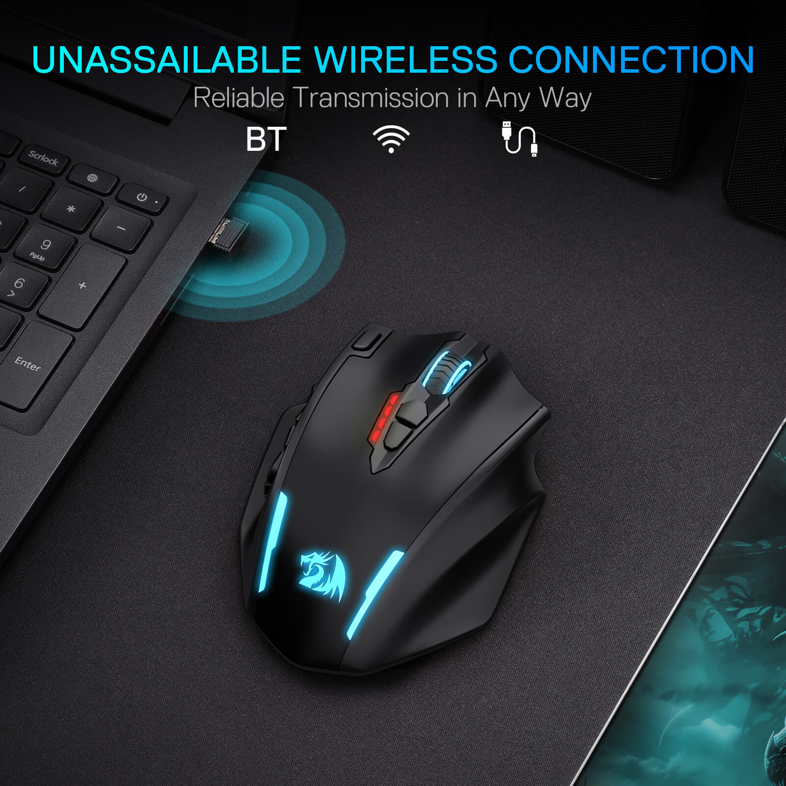 Redragon M913 Impact Elite Wireless Gaming Mouse